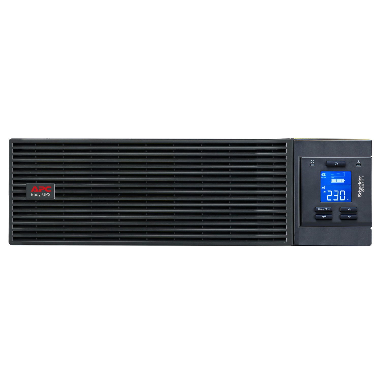 APC Easy UPS On-Line, 20kVA/20kW, Rackmount 3U, 230V, 1x Hard wire 3-wire(1P+N+E) outlets, Intelligent Card Slot, No battery, W/O rail kit